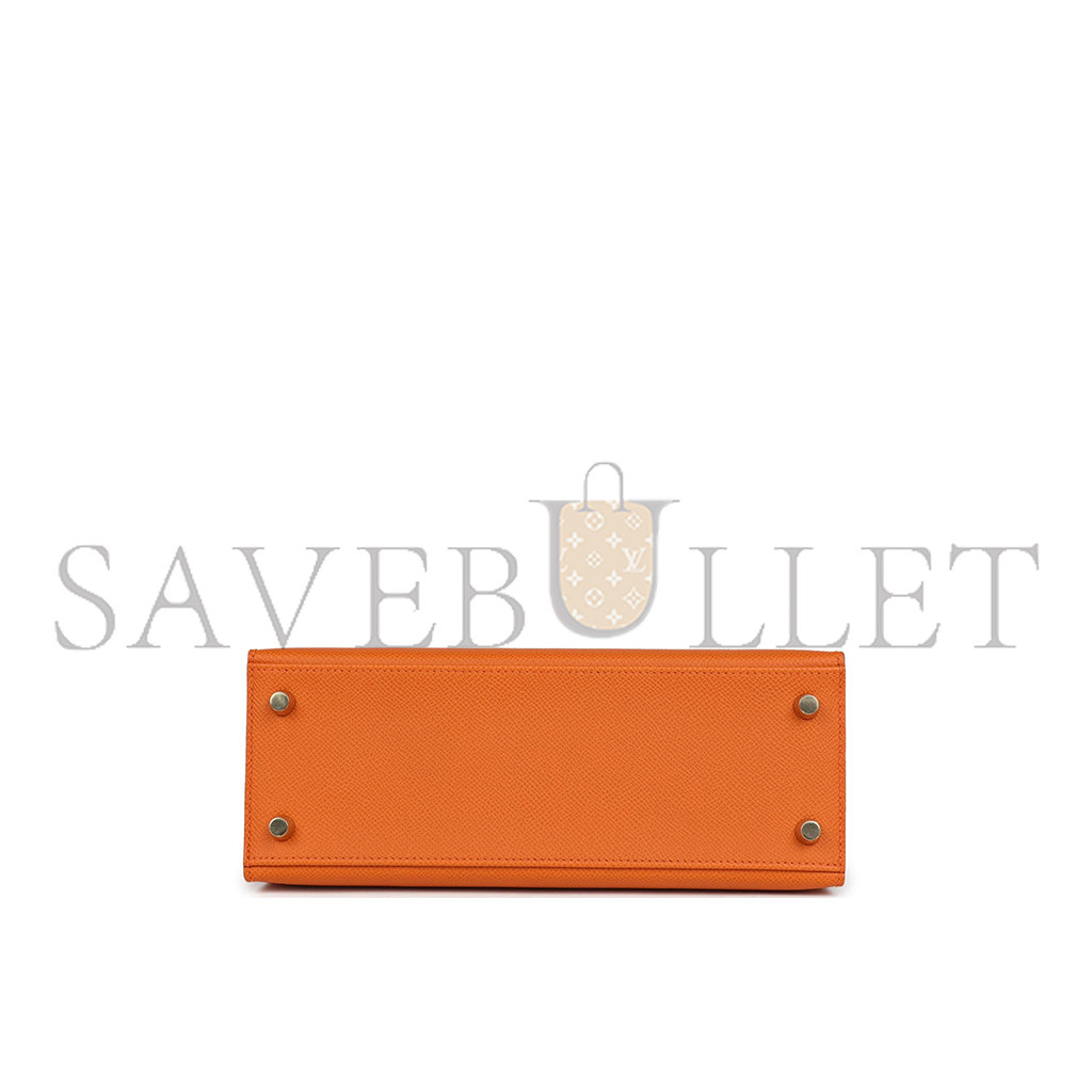 HERMÈS KELLY 25 ORANGE EPSOM (25*17*7cm) 